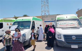   "صحة الإسكندرية" تقدم خدمات طبية مجانية لـ 1713 شخصا
