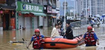   الصين تسجل 33 وفاة وفقدان 18 جراء الفيضانات