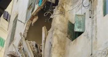 مصرع 3 أشخاص إثر سقوط عقار بالأسكندرية 