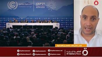   حشاد: قمة شرم الشيخ كانت محاولة صادقة من مصر لحل أزمة المناخ