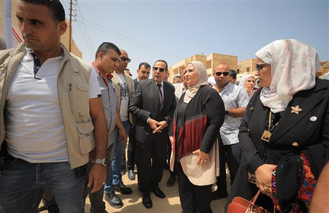 وزيرة التضامن في زيارة عمل مكثفة لمحافظة شمال سيناء بالتنسيق مع المحافظ