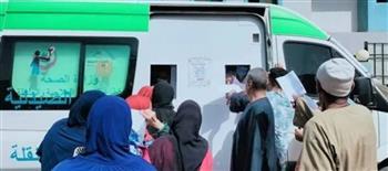 «حياة كريمة» تنظم قافلة علاجية بقرية أدندان في أسوان