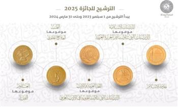   السعودية.. فتح باب الترشيح لجائزة الملك فيصل 2025