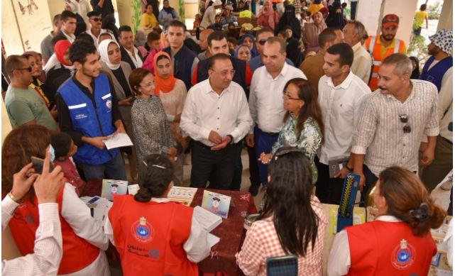 محافظ الإسكندرية يشهد إطلاق مبادرة "أنت الحياة" ببرج العرب القديمة