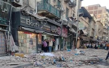   مصرع وإصابة شخصين إثر انهيار أجزاء من عقار شرقي الإسكندرية