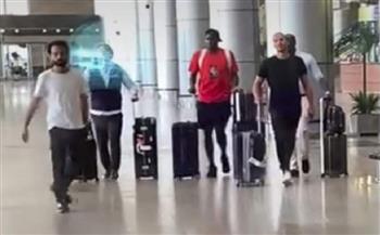   موديست رفقة أمير توفيق في مطار القاهرة 