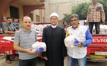 4500 شنطة مواد غذائية من الأوقاف لتوزيعها على الأسر الأولى بالرعاية بالبحيرة
