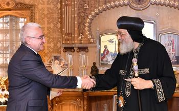   البابا تواضروس يستقبل سفير أذربيچان 