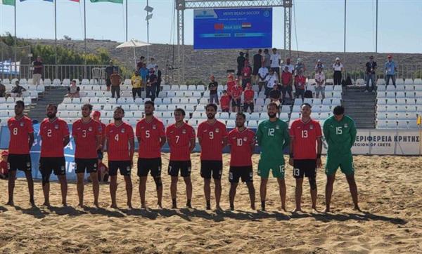 منتخب الكرة الشاطئية يحرز المركز الرابع بدورة ألعاب البحر المتوسط