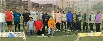 خماسي كرة قدم جامعة سوهاج يصعد لدور الثمانية بأسبوع شباب الجامعات المصرية بحلوان