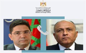   وزير الخارجية يجري اتصالا هاتفيا مع وزير خارجية المغرب