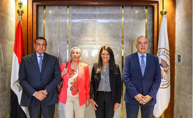 وزراء الري والتعاون الدولي والبيئة والتنمية المحلية يتابعون مشروع تطوير مصرف كيتشنر