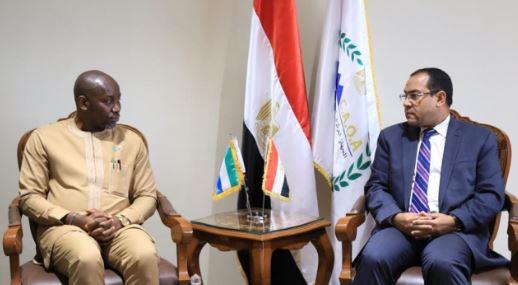 ‎رئيس المركزي للتنظيم يستقبل وزير الإدارة العامة والشئون السياسية بدولة سيراليون