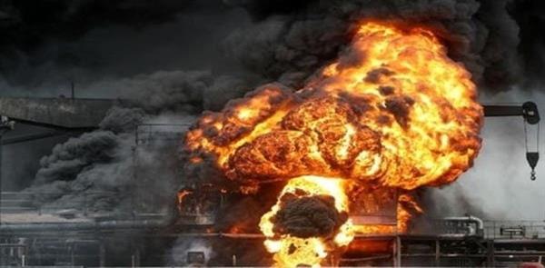 انفجار خزان أمونيا في منطقة صناعية وسط إيران