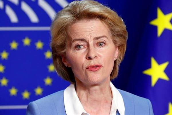 رئيسة المفوضية الأوروبية تدعم عضوية أوكرانيا في الاتحاد الأوروبي