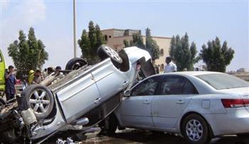   6 مصابين إثر حادث تصادم سيارتين ملاكي بمدينة بالسادس من أكتوبر