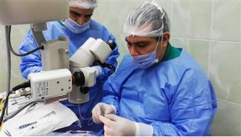 صحة البحيرة..اجراء 155 عملية متنوعة فى أمراض العيون  