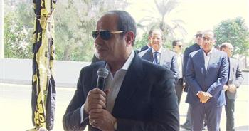   الرئيس السيسي يقدم العزاء لأهالي بني سويف في ذويهم المتوفين جراء إعصار ليبيا