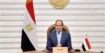   السيسي: أرض مصر الطيبة مبتدأ التاريخ وستكون منطلق المستقبل بالعزيمة والإرادة