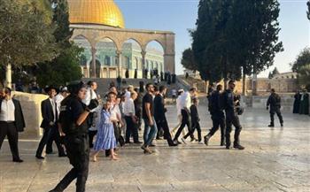   عشرات المستوطنين يقتحمون المسجد الأقصى بحماية الاحتلال الإسرائيلي
