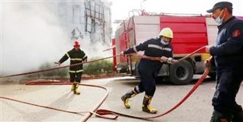 ندب الأدلة الجنائية لمعاينة حريق كافيه بالمعادي