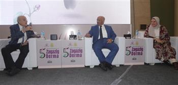   نائب رئيس جامعة الزقازيق يشهد فعاليات المؤتمر السنوى لقسم الجلدية بكلية الطب