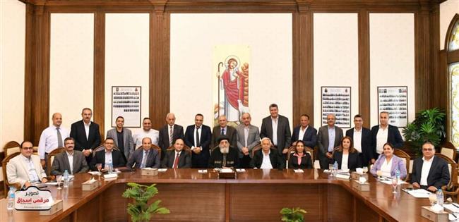 البابا تواضروس يحضر الاجتماع المشترك لديواني القاهرة والإسكندرية