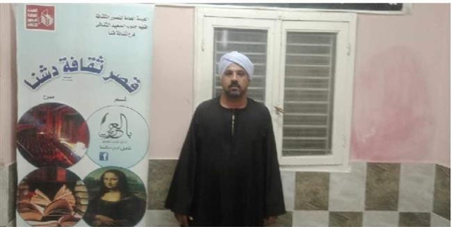 طلعت عباس رئيسا لنادي أدب بيت ثقافة دشنا شمال قنا