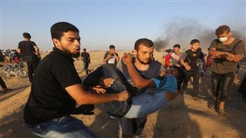  استشهاد شاب فلسطيني وإصابة 11 آخرين برصاص الاحتلال الإسرائيلي شرق قطاع غزة