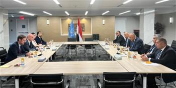  وزير الخارجية يلتقي مع نظيره الألباني على هامش أعمال الجمعية العامة للأمم المتحدة