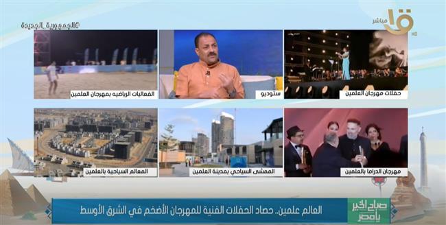 ناقد فني: فعاليات مهرجان العلمين غير مسبوقة.. وكل الحفلات كاملة العدد.. فيديو