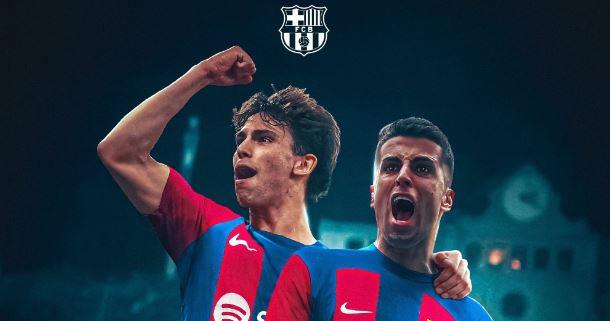 تعرف على أرقام قمصان لاعبي برشلونة الجدد فيليكس وكانسيلو