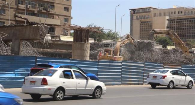 غلق كلى لطريق 26 يوليو من أعلى نفق شارع وادى النيل وحتى مطلع كوبرى لبنان