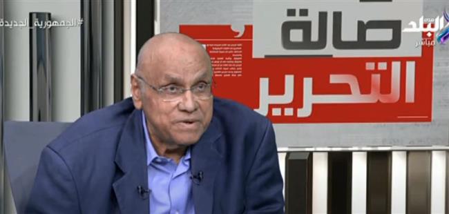 قناة وطنية .. يوسف القعيد : بطمئن على مصر لما بتفرج  صدى البلد .. فيديو 