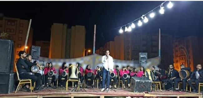 عرض فنى لفرقة الأنفوشى بنادي وادي النطرون الرياضي