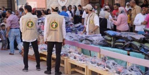 قطار«بيت الزكاة والصدقات» يصل إلى الأيتام غير القادرين ببنى سويف