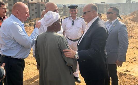 محافظ القاهرة يتفقد مشروع شمال الحرفيين الذى تنفذه الدولة بحي منشأة ناصر