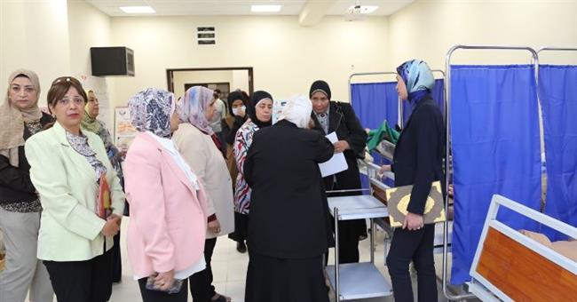 لجنة قطاع التمريض بالمجلس الأعلى للجامعات في زيارة لجامعة الفيوم 