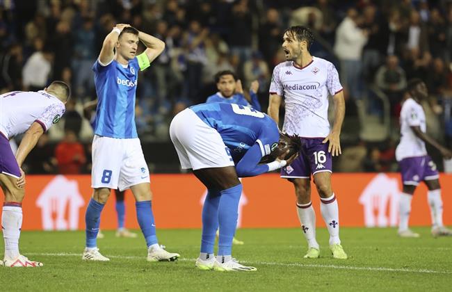 جينك البلجيكي يتعادل بصعوبة مع فيورنتينا الإيطالي في دوري المؤتمر الأوروبي