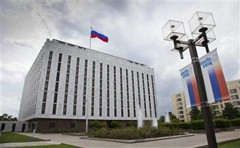  سفارة روسيا بواشنطن : الولايات المتحدة مستعدة لتزويد أوكرانيا بأخطر الأسلحة