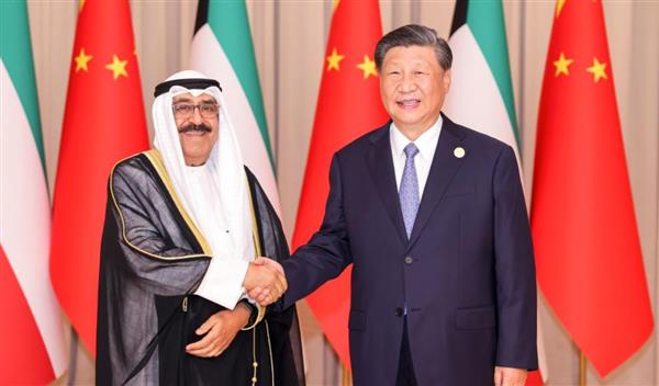 رئيس الصين يؤكد استعداد بلاده للعمل مع الكويت