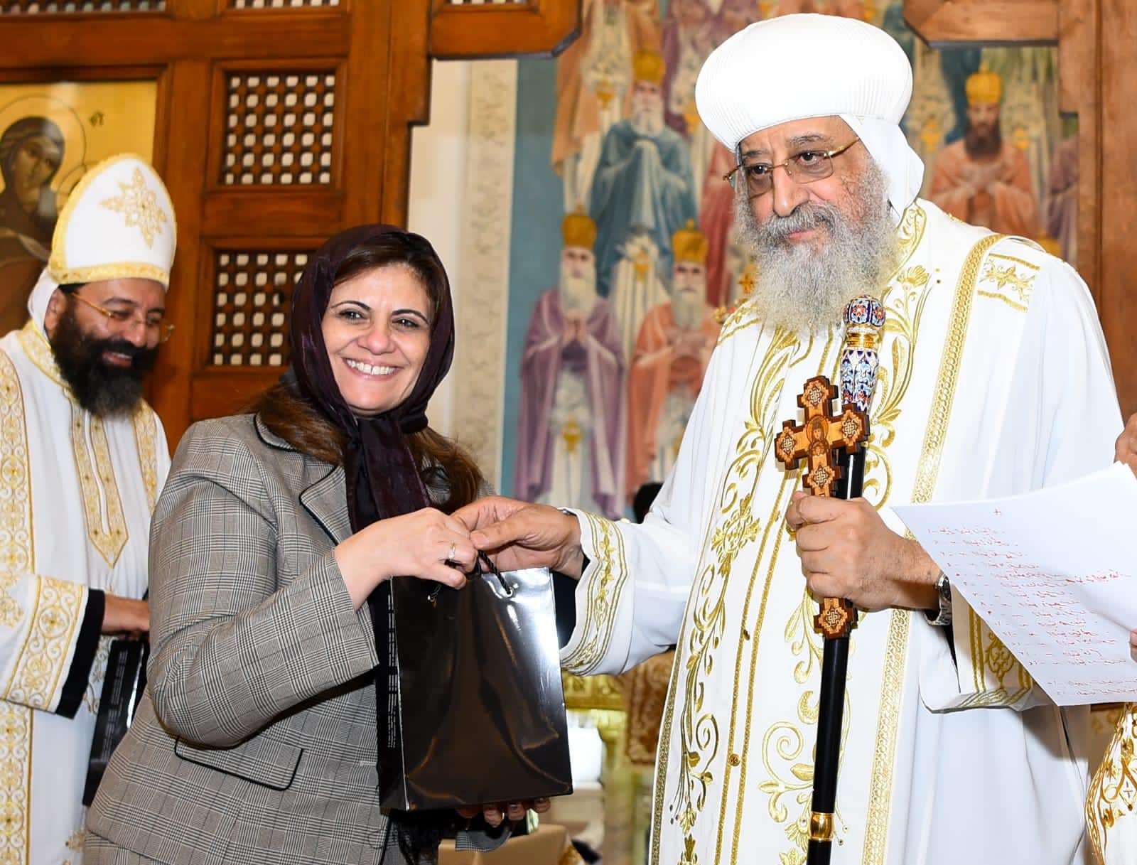 وزيرة الهجرة : مصر تحتضن جميع الأديان على أرضها بمحبة وتسامح