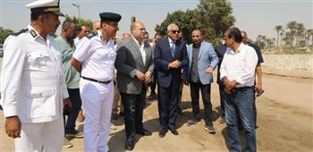 محافظ الجيزة يتابع أعمال إنشاء عدد من المحاور المرورية  
