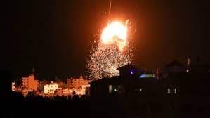   طائرات الاحتلال الإسرائيلي تقصف موقعا شرق غزة