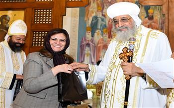   وزيرة الهجرة : مصر تحتضن جميع الأديان على أرضها بمحبة وتسامح