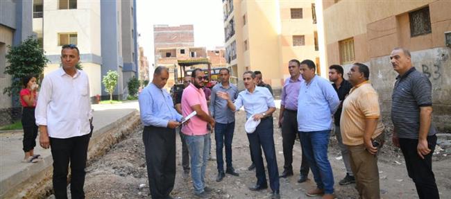 محافظ الغربية يتفقد مشروعات الرصف والتطوير بطنطا