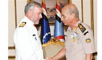 وزير الدفاع يلتقى رئيس اللجنة العسكرية لحلف شمال الأطلنطى  