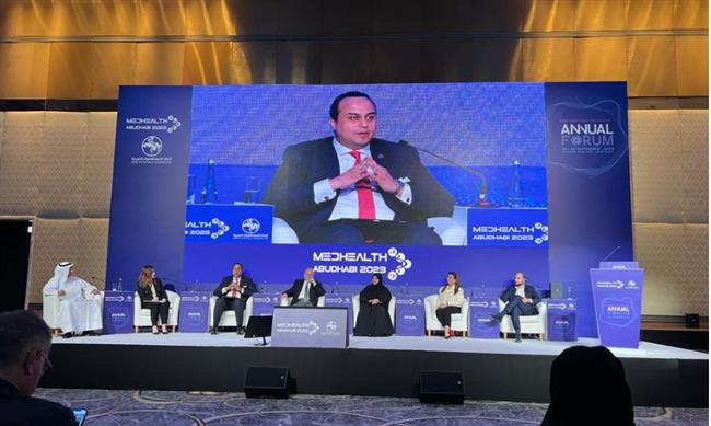 السبكي يشارك بجلسة "قيادة الصحة للجميع" في منتدى "ميد هيلث أبو ظبي" 