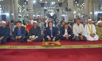 محافظ الإسكندرية يشهد احتفالية المولد النبوي الشريف بمسجد المرسى أبو العباس