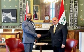   وزيرا خارجية العراق وبريطانيا يبحثان الوضع الإقليمي العراقي